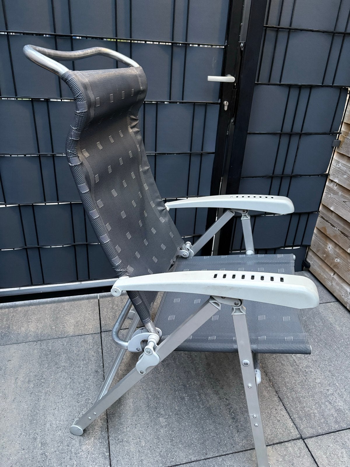 2 stuks Dukdalf campingstoelen - verstelbaar en inklapbaar, Ophalen, Gebruikt
