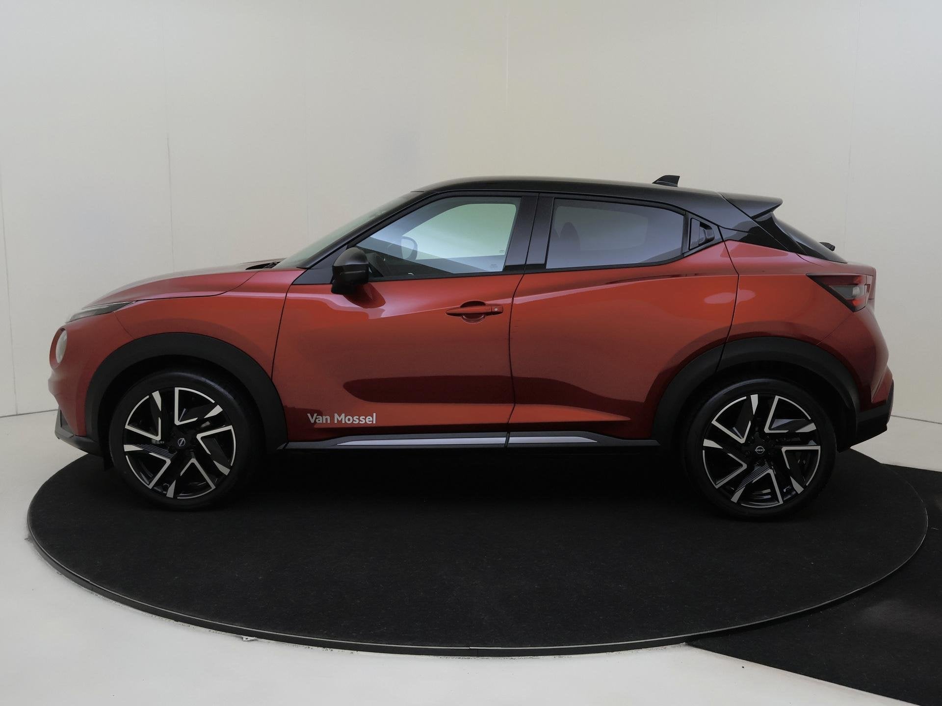 Nissan Juke 1.6 Hybrid N-Design 143PK | Automaat | Navigatie, Auto's, Nissan, Stof, Automatische klimaatregeling, Origineel Nederlands