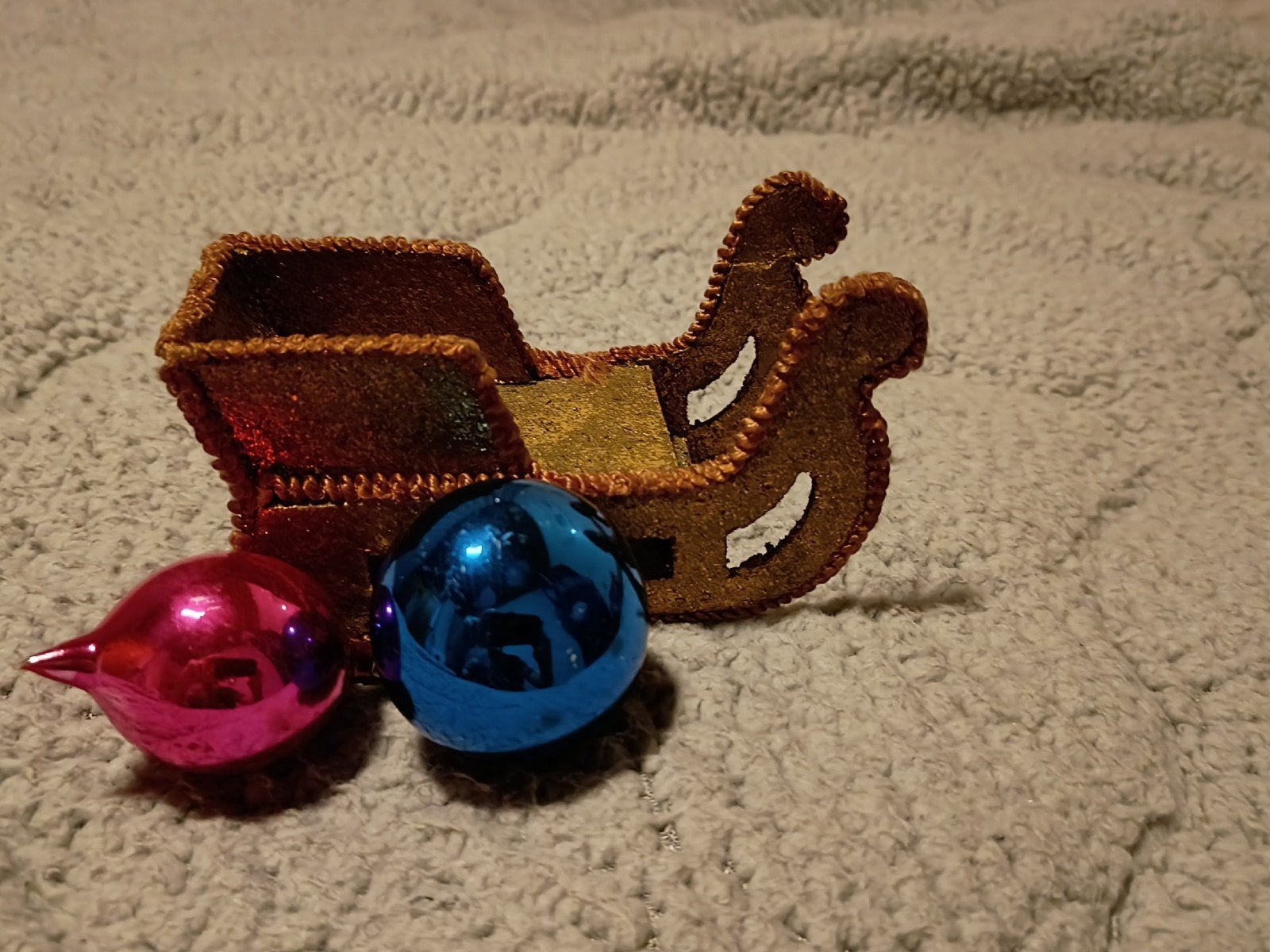 nostalgische oude gouden areslee made in Japan, Ophalen, Gebruikt