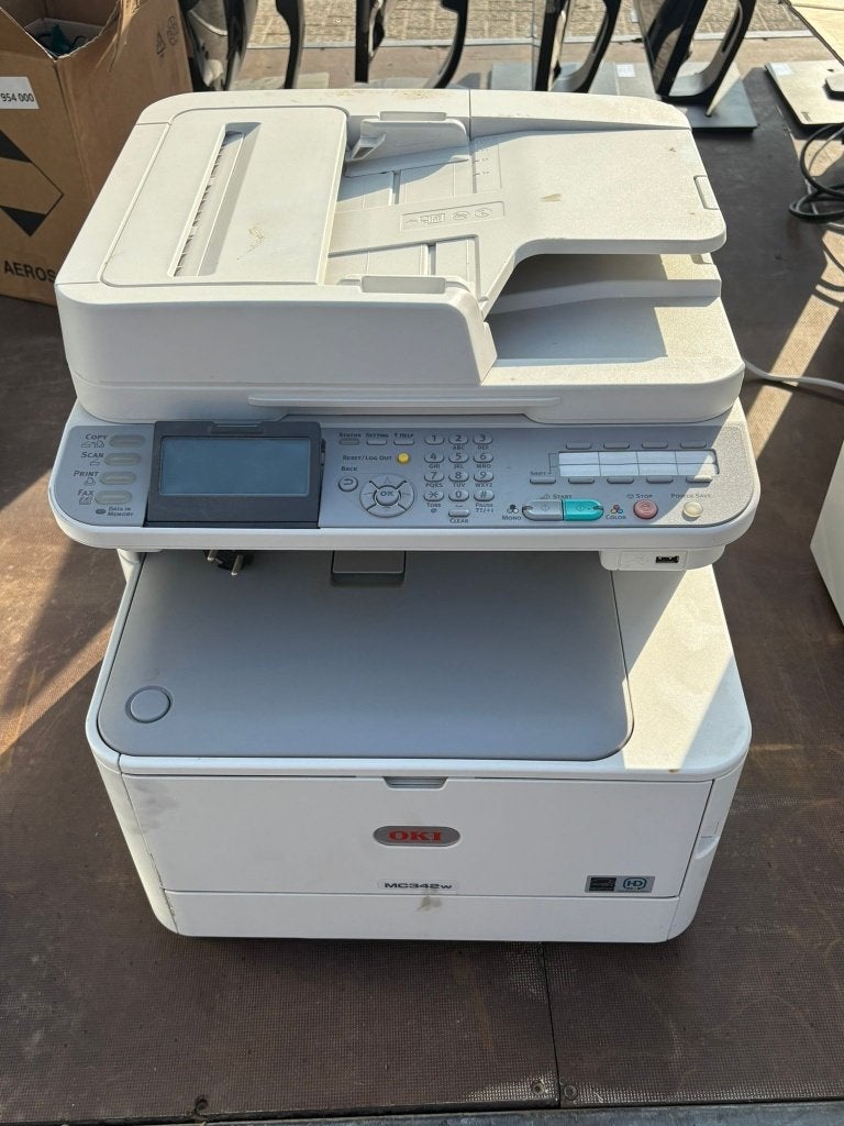 Printer - OKI MC342w - Printen/scannen/kopiëren/faxen/wifi, Computers en Software, Printers, Gebruikt, Printer, Kopieren, Scannen