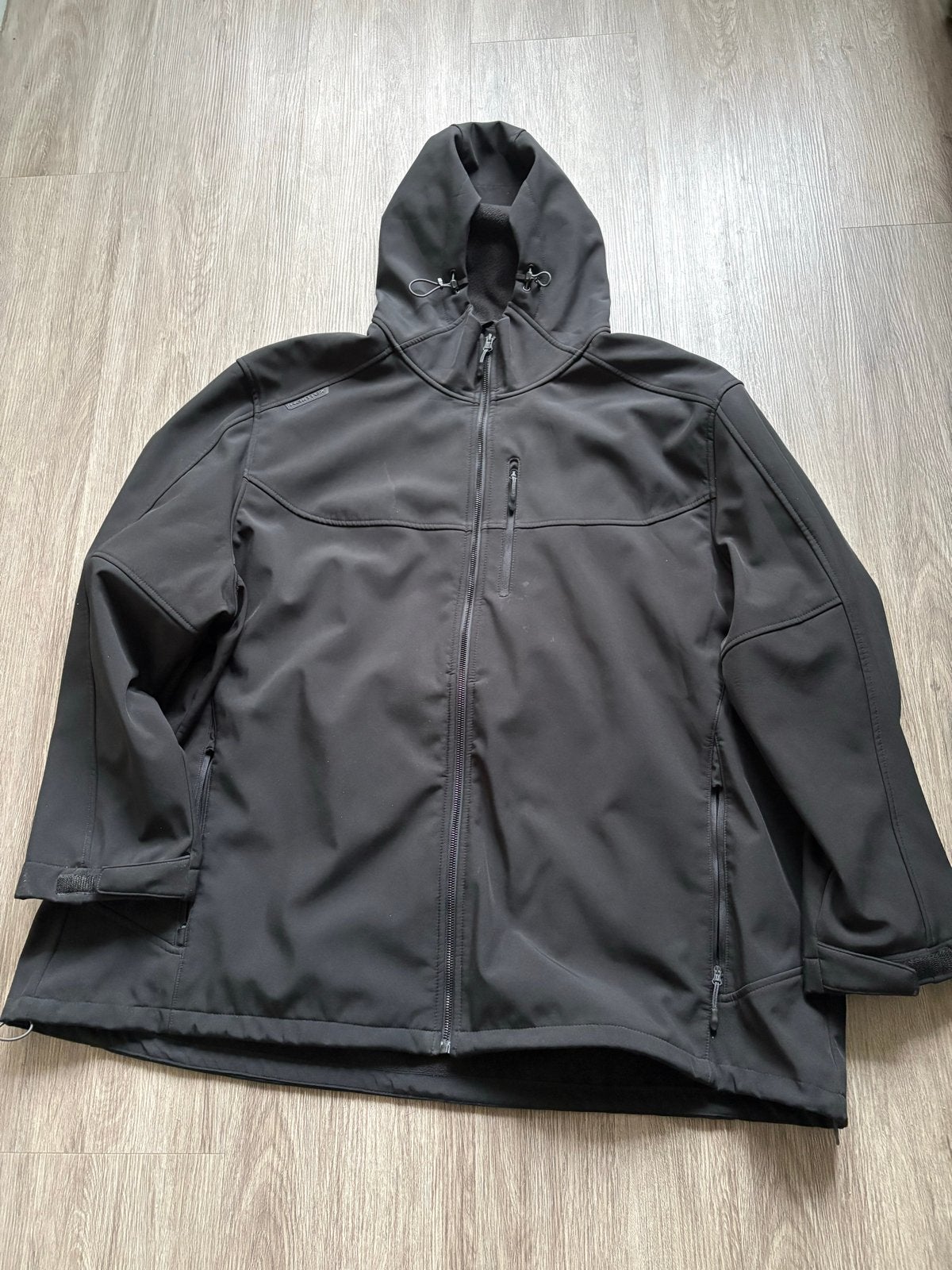 Raintex Softshell Jas Zwart - Maat 5XL, Ophalen of Verzenden, Zo goed als nieuw, Overige maten, Zwart