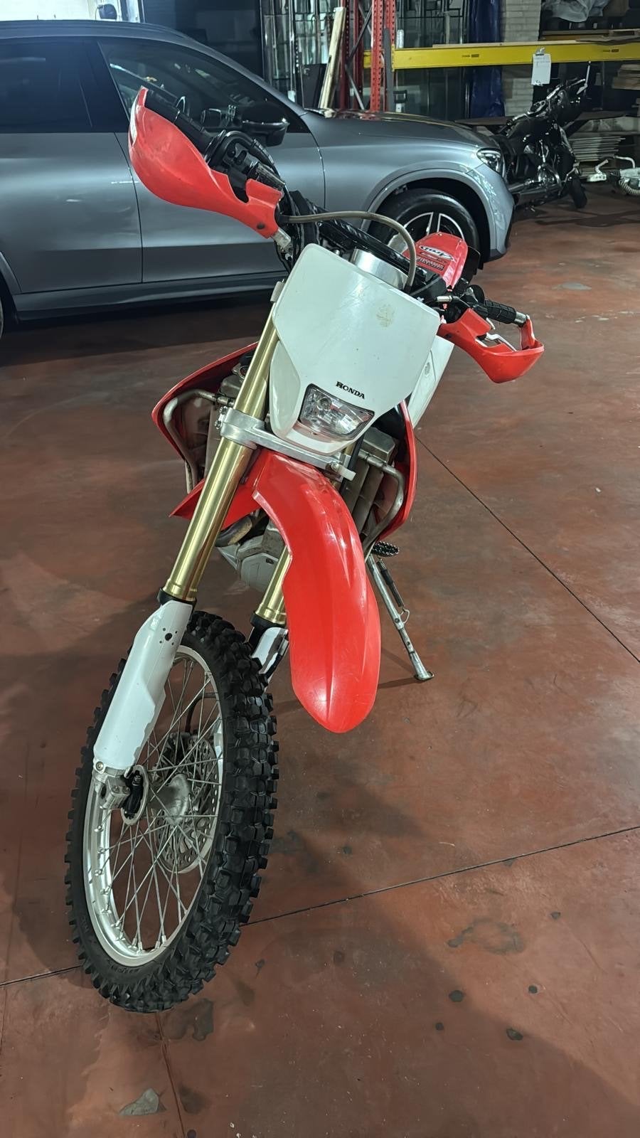 Honda 450 X Crossmotor 2008 met kenteken en nieuwe kappenset, Ophalen of Verzenden