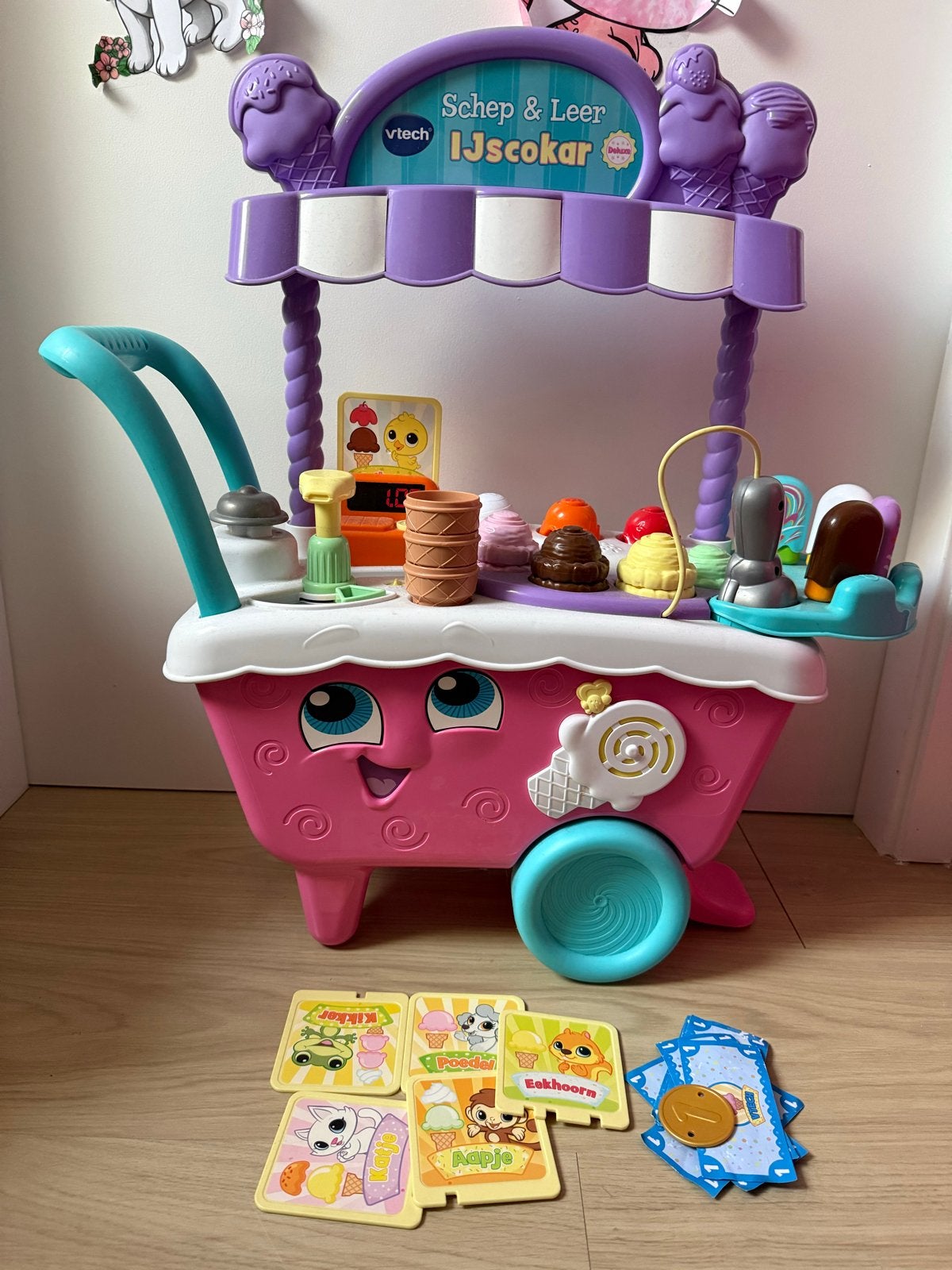 Vtech Schep & Leer IJscokar - Goede staat, Ophalen of Verzenden, Gebruikt, 2 tot 4 jaar