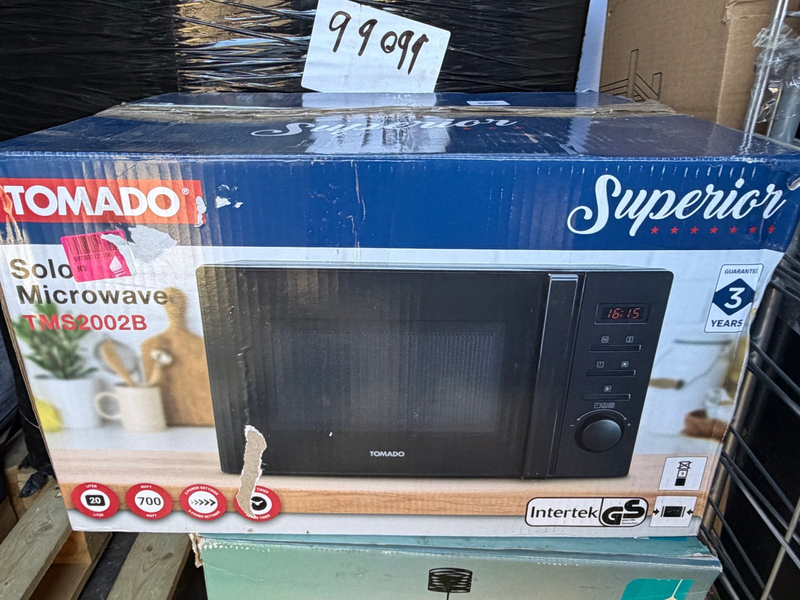 Tomado Superior Solo Magnetron TMS2002B - Nieuw in doos, Minder dan 45 cm, Nieuw, Ophalen of Verzenden, Magnetron