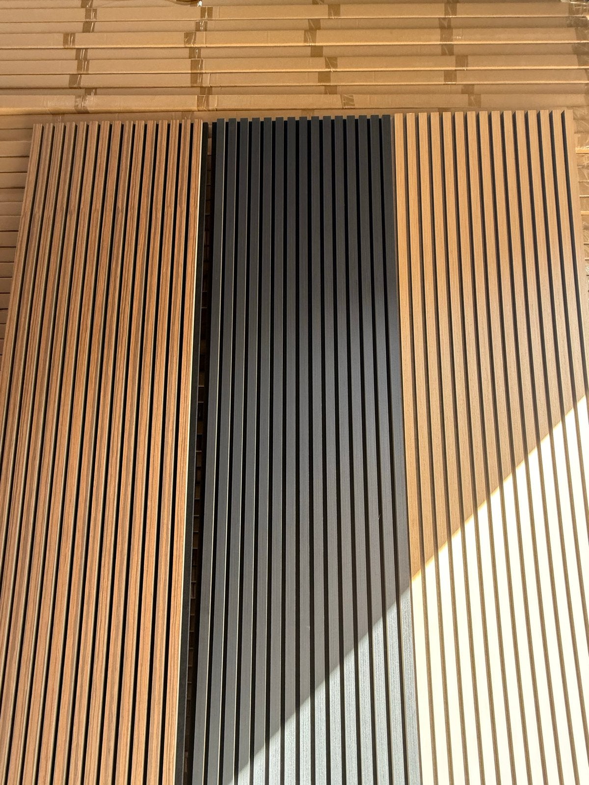 Akoestische wandpanelen - Geluiddempend - Diverse kleuren, 280 cm, Hout, Meerkleurig, Nieuw