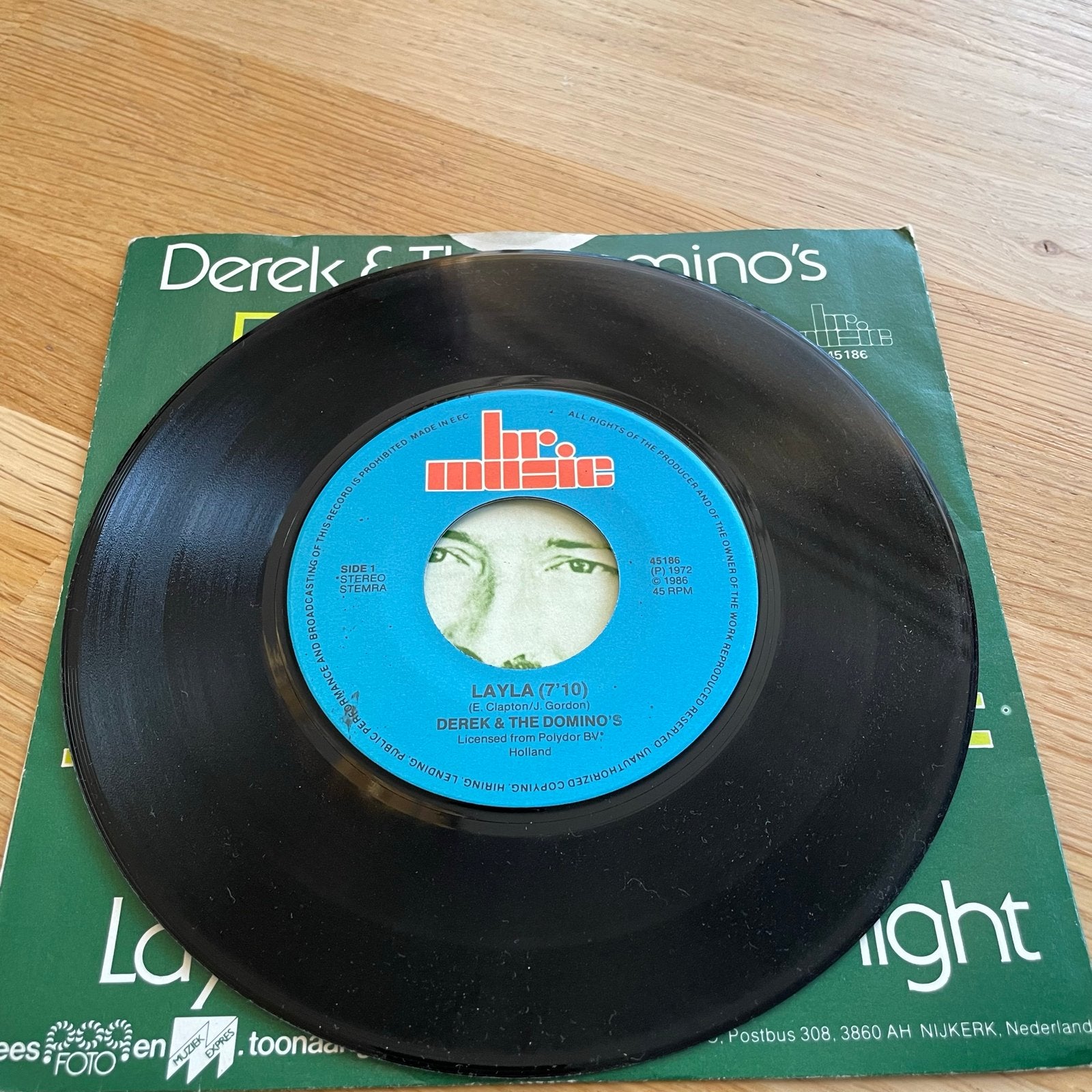 Derek & The Dominos - Layla / After Midnight (Vinyl Single), Gebruikt, 7 inch, EP, Rock en Metal
