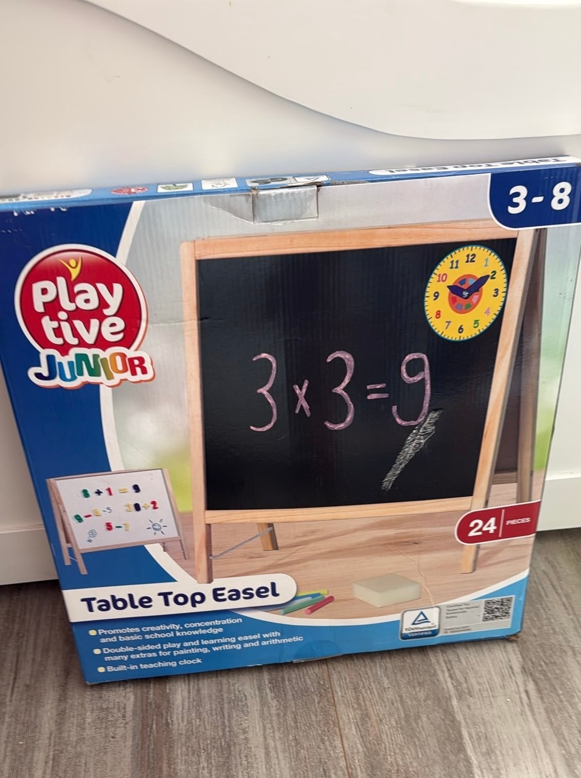 Playtive Junior Tafel Ezel / Tekenbord (krijtjes inclusief), Ophalen, Gebruikt