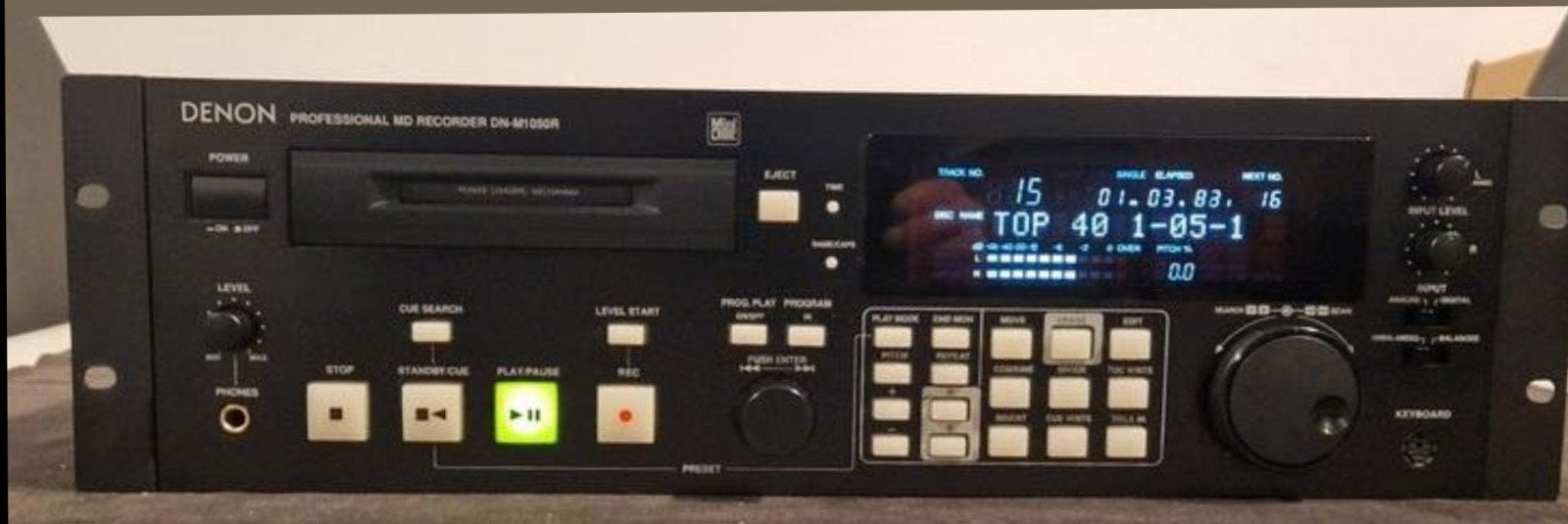 Denon DN-M1050R Pro MiniDisc recorder, Ophalen of Verzenden, Minidisc-recorder