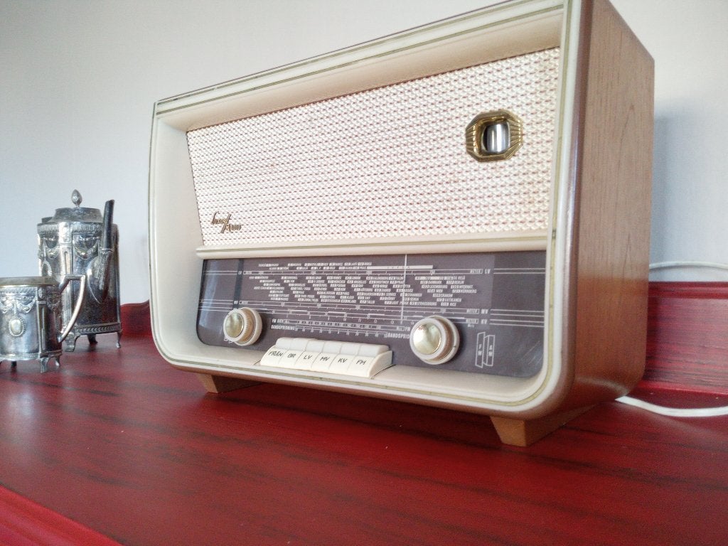 Unieke Zweedse Vintage Luxor Melodi Radio uit 1958, Ophalen, Gebruikt, Radio