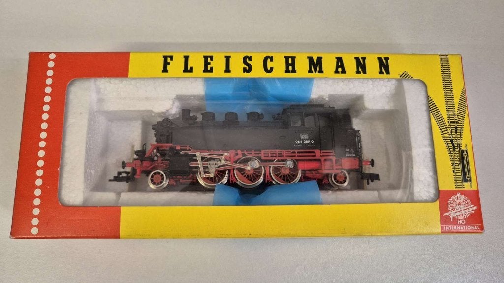 Fleischmann 4064 - Stoomlok 064 389-0 ESU Digitaal (uniek!), Hobby en Vrije tijd, Fleischmann, Ophalen of Verzenden, Zo goed als nieuw