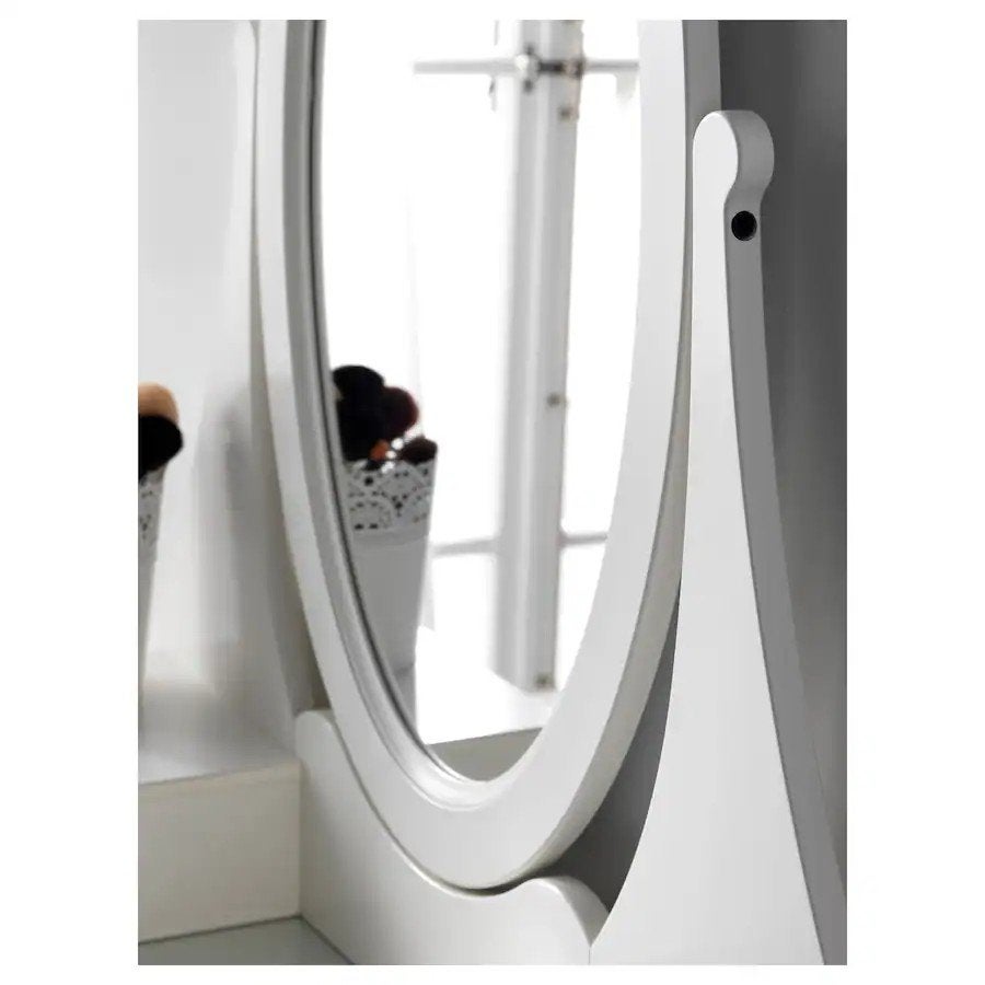 Ikea HEMNES spiegel alleen, Ophalen, Zo goed als nieuw, Minder dan 100 cm, Ovaal