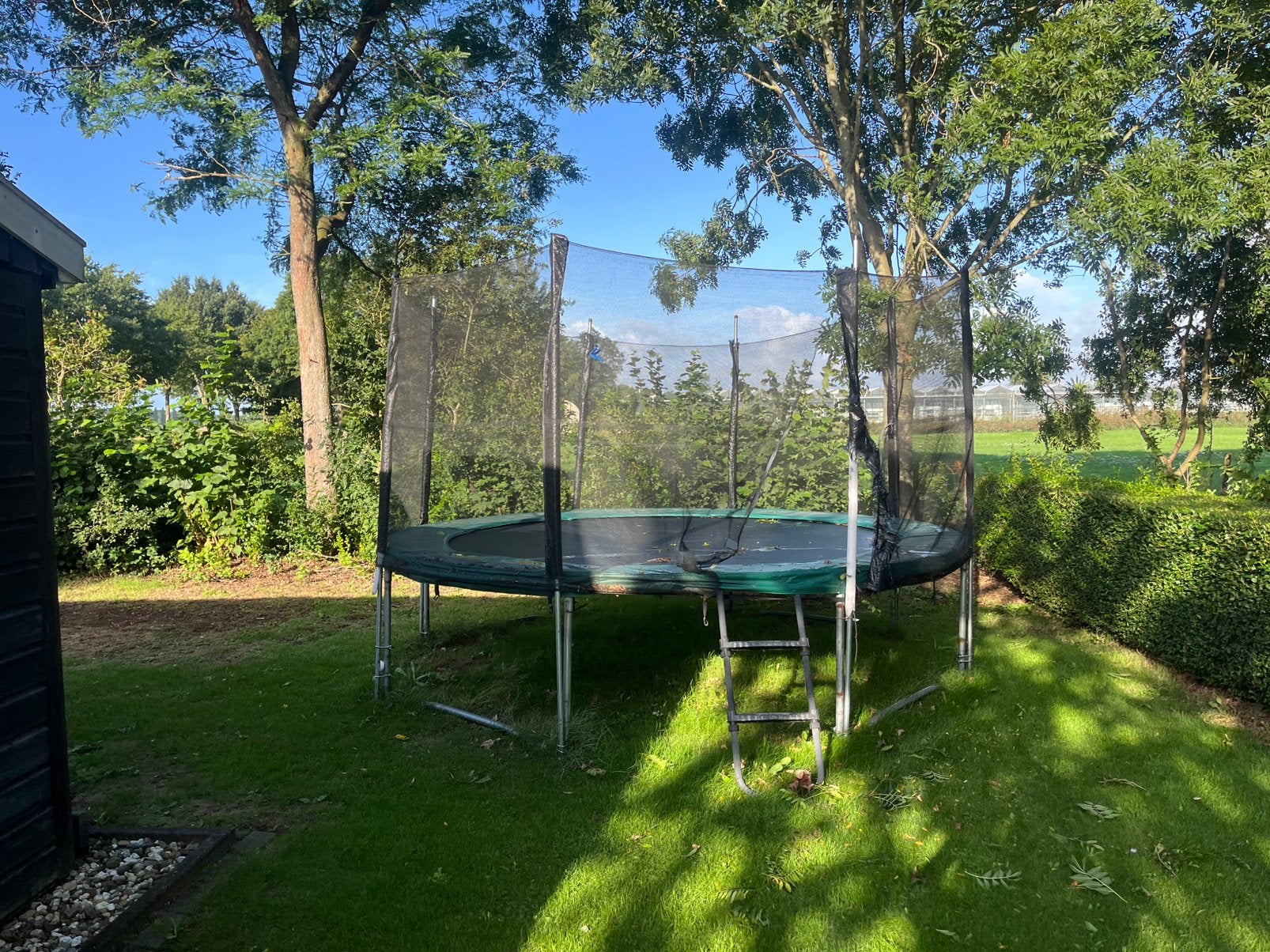 Trampoline te koop, Kinderen en Baby's, Speelgoed | Buiten | Trampolines, Ophalen, Gebruikt