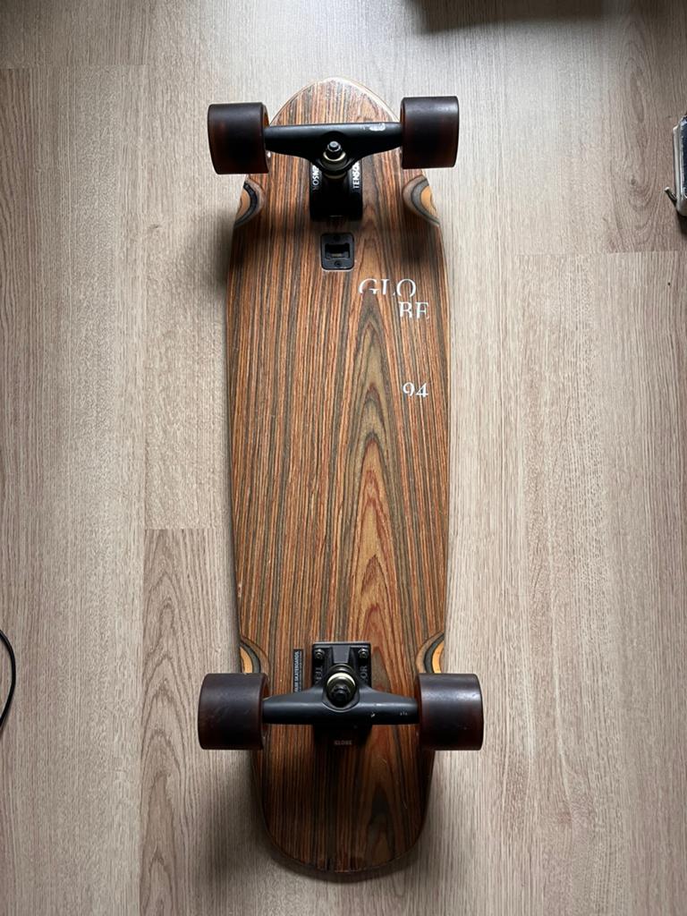 Globe longboard cruiser cow print, Verzenden, Gebruikt, Longboard