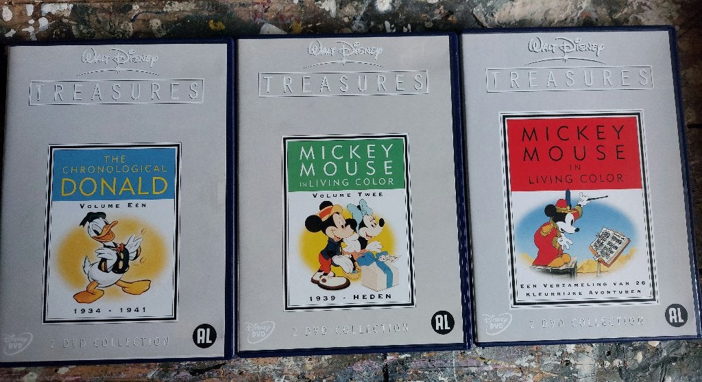 WALT DISNEY TREASURES DONALD DUCK, MICKEY MOUSE, Alle leeftijden, Ophalen of Verzenden, Zo goed als nieuw, Komedie