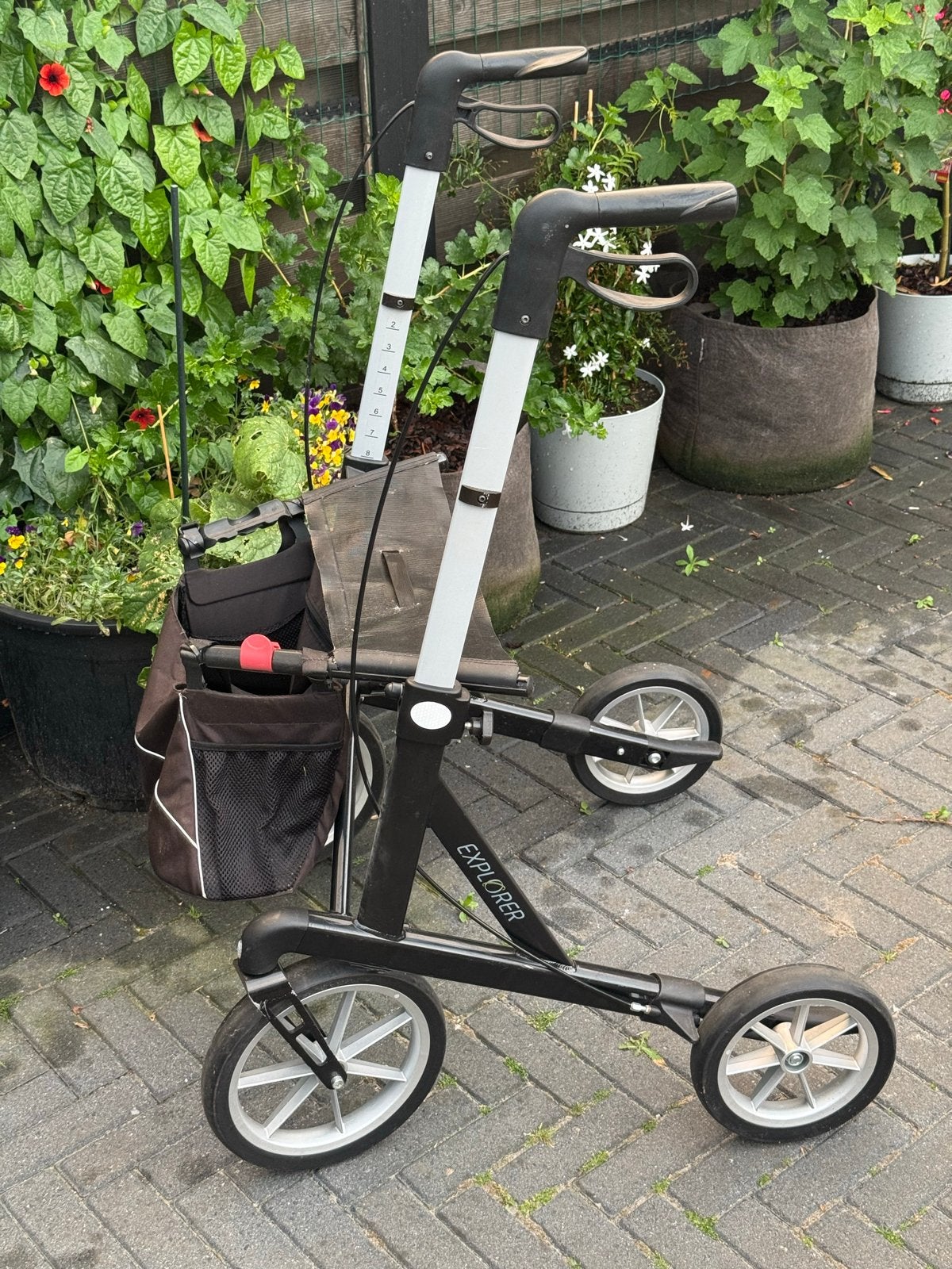 Rehasense explorer xl rollator large, Ophalen, Opvouwbaar, Gebruikt