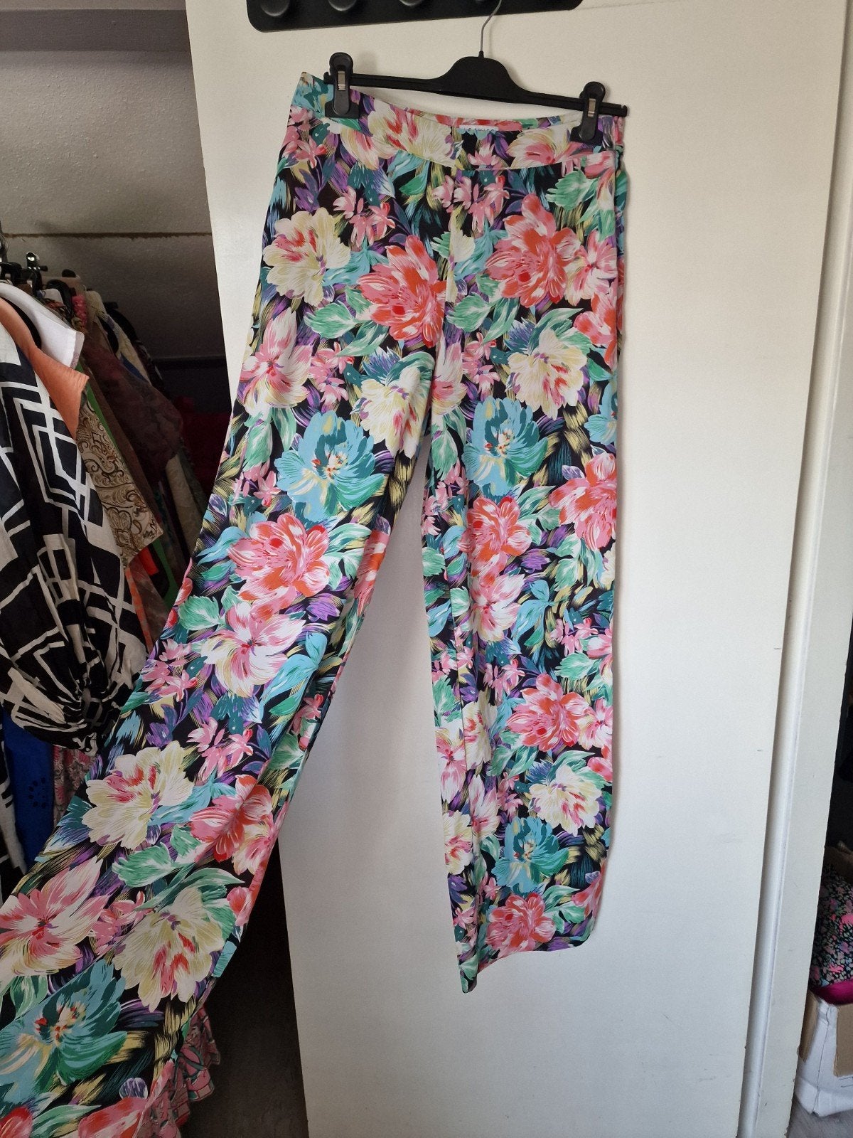 Broek loavies maat l, Ophalen of Verzenden, Zo goed als nieuw, Zwart, Lang