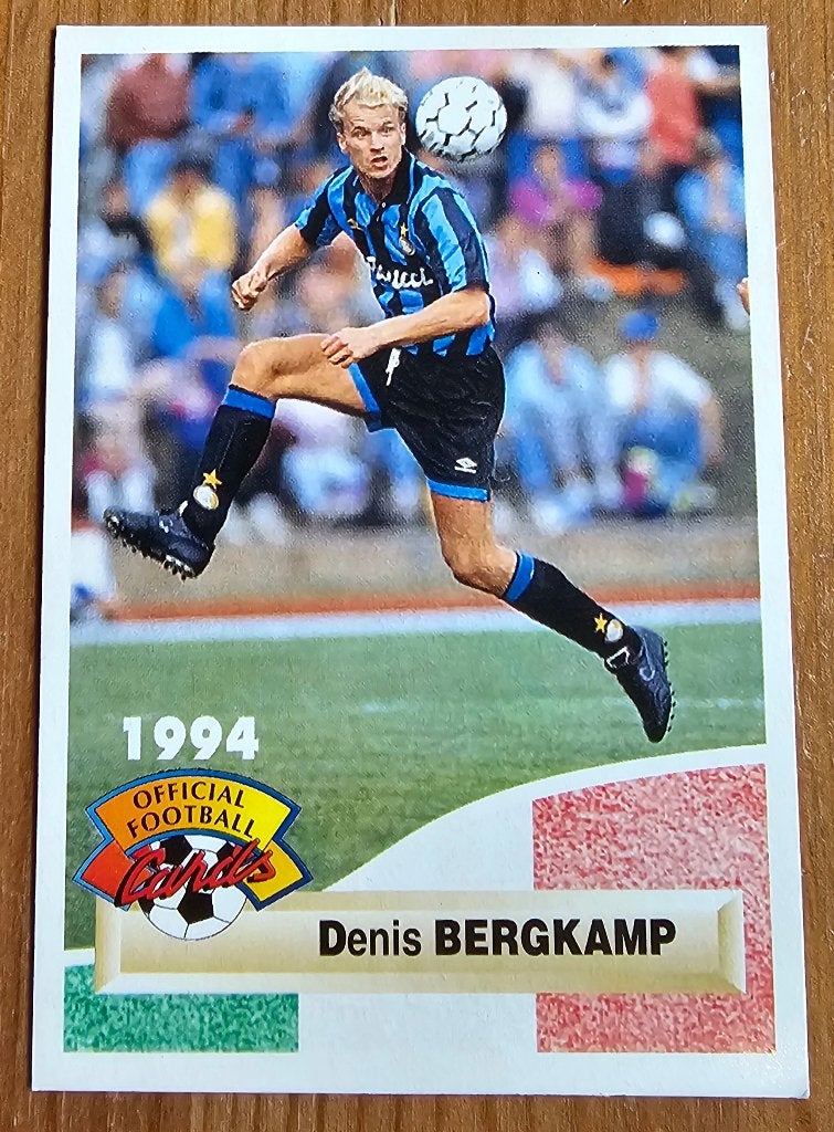 Panini Foot 94 FR UNFP #249 Dennis Bergkamp Kaart/Plaatje!, Verzenden, Zo goed als nieuw, Buitenlandse clubs, Poster, Plaatje of Sticker