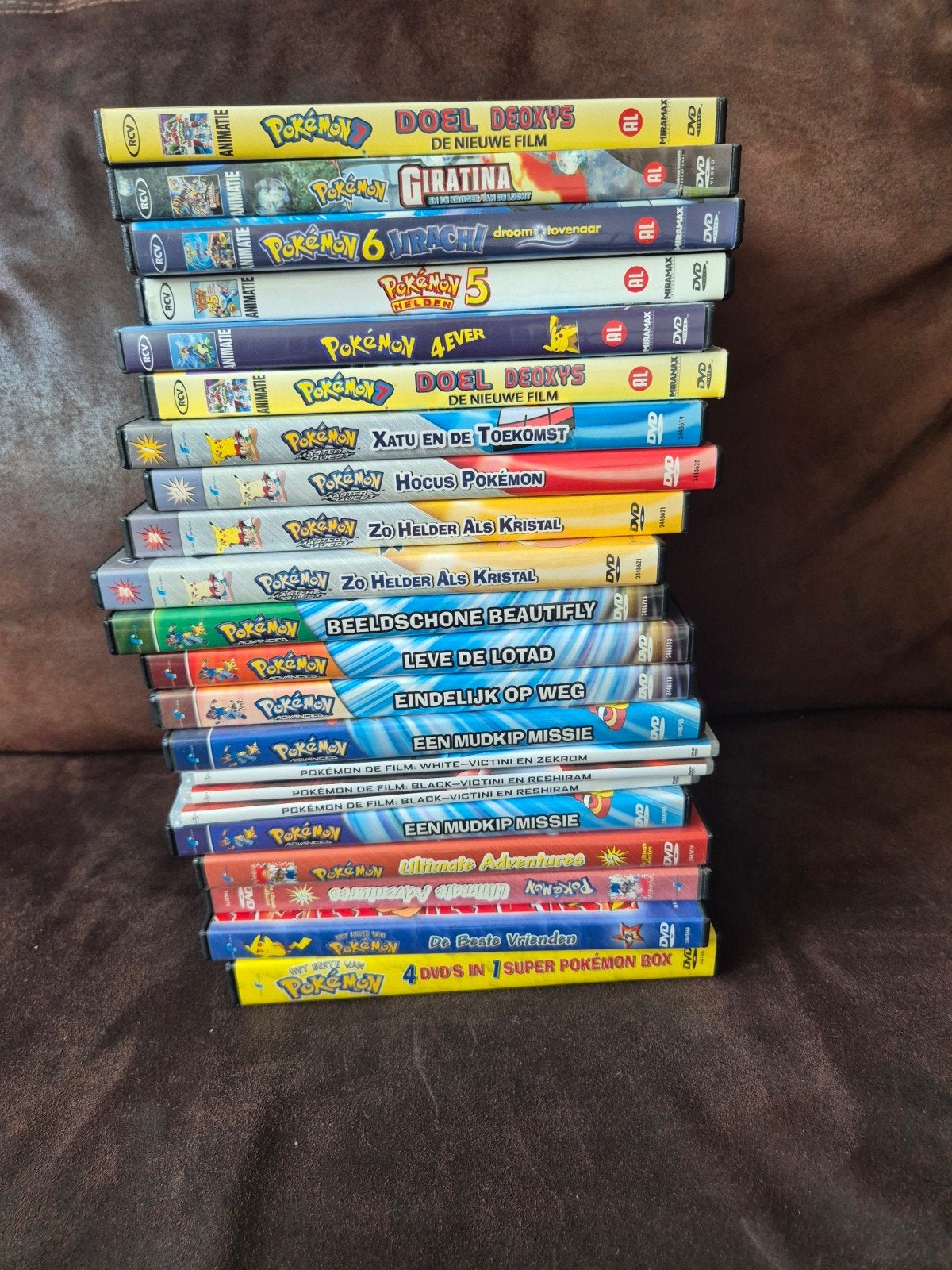 Grote collectie Pokémon DVD's - Films en series, Cd's en Dvd's, Gebruikt, Animatie, Alle leeftijden, Nederlands