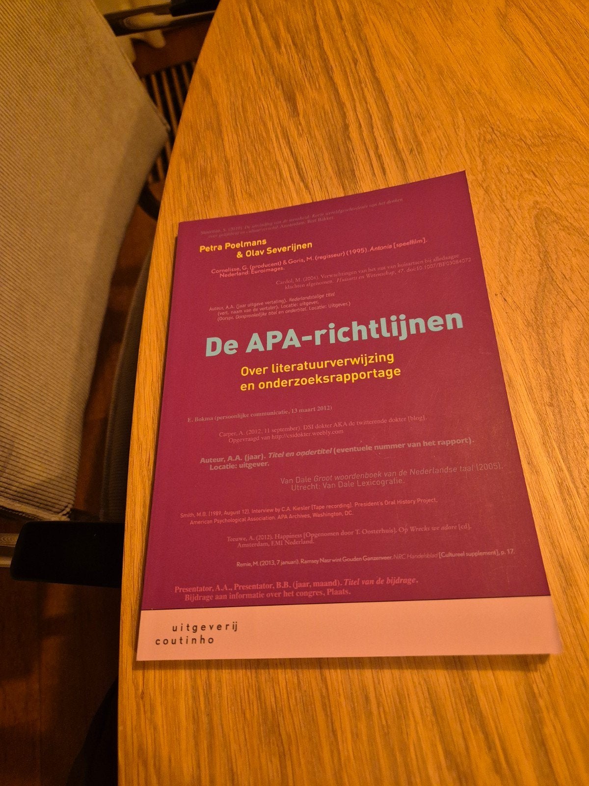 De APA-richtlijnen: Literatuurverwijzing en onderzoeksrappor, Zo goed als nieuw, Gamma, Petra Poelmans & Olav Severijnen, HBO