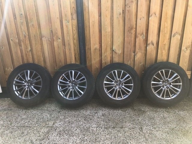 Originele Mazda CX-5 17 inch velgen + winterbanden, Auto-onderdelen, Ophalen, Gebruikt, Banden en Velgen, 17 inch