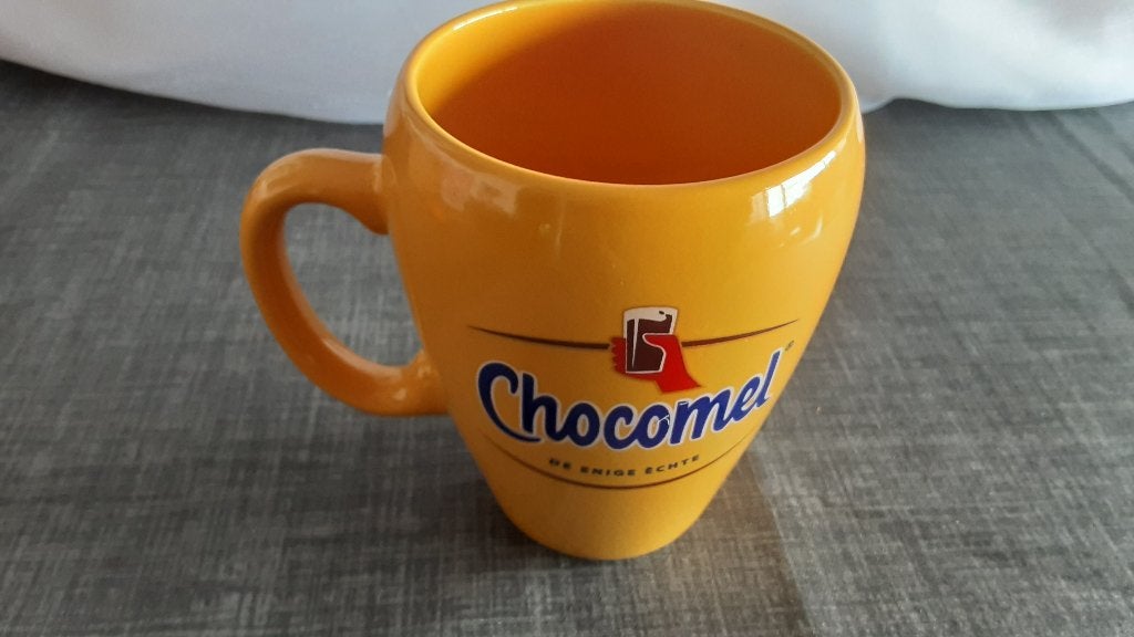 CHOCOMEL Zeg't lekkerder met chocomel mok, Ophalen of Verzenden, Zo goed als nieuw, Gebruiksvoorwerp