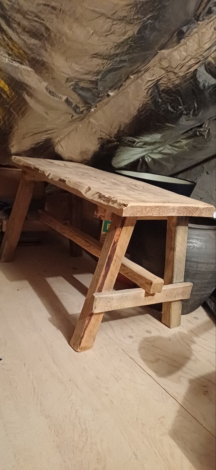 Houten tafel(tje). Salon/bijzettafel, Ophalen of Verzenden