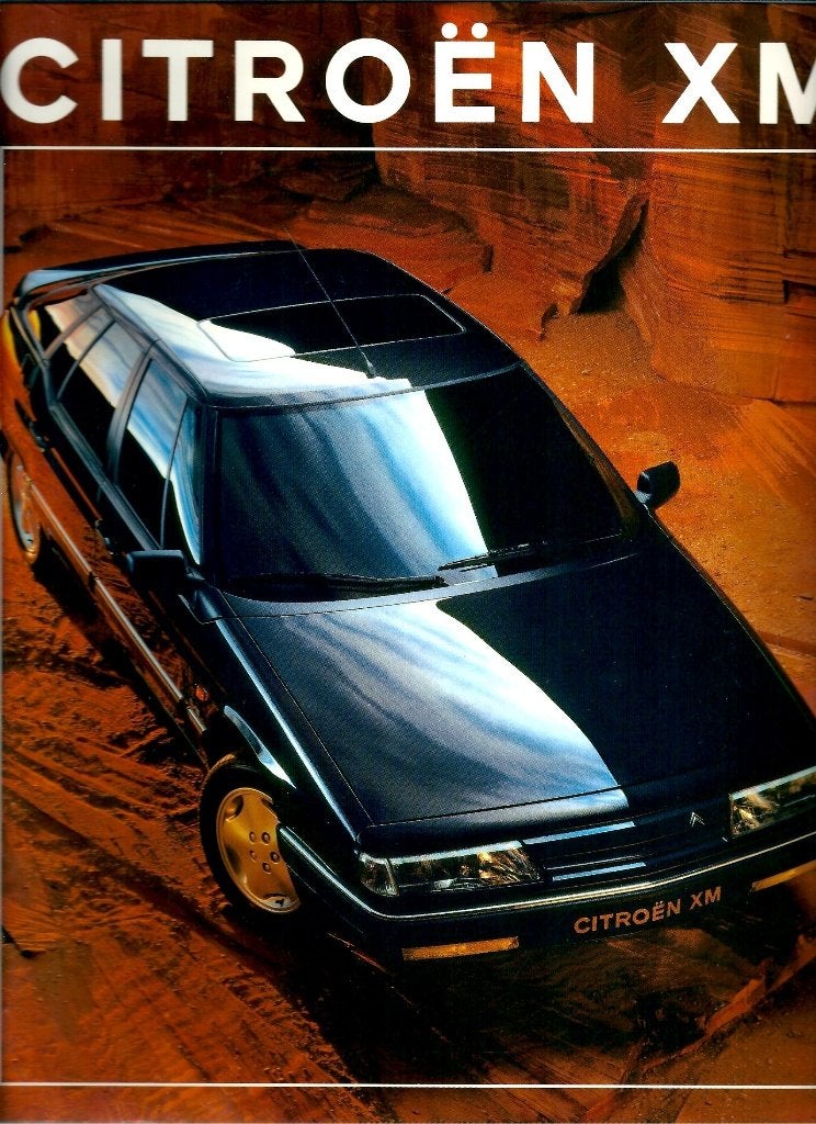 Brochure Citroen XM 1993, Ophalen of Verzenden, Gelezen, Citroën