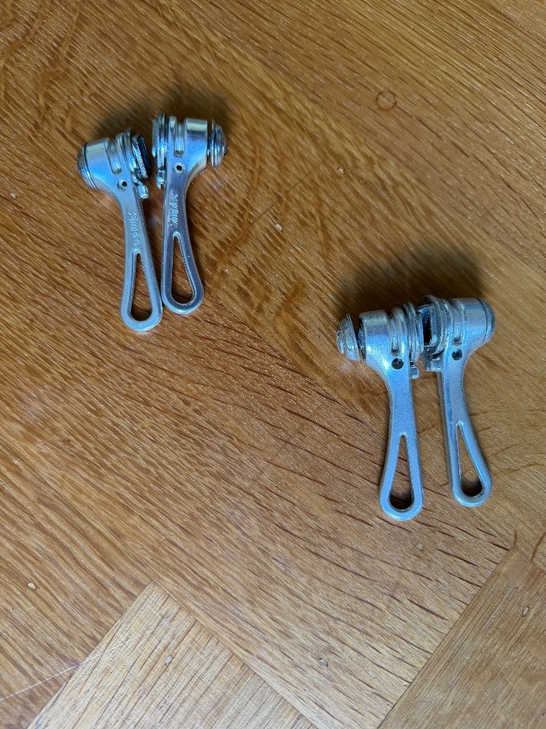 Simplex shifters retro, Gebruikt, Ophalen of Verzenden, Derailleur of Ketting, Aluminium