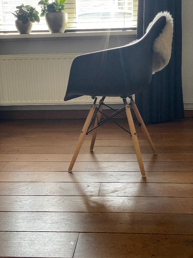 Kuipstoeltje, kleur zwart, Ophalen, Kunststof, Gebruikt, Zwart
