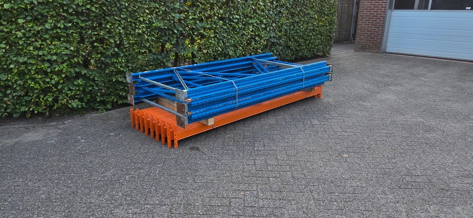 11,5 meter stow palletstelling , magazijnstelling, Ophalen