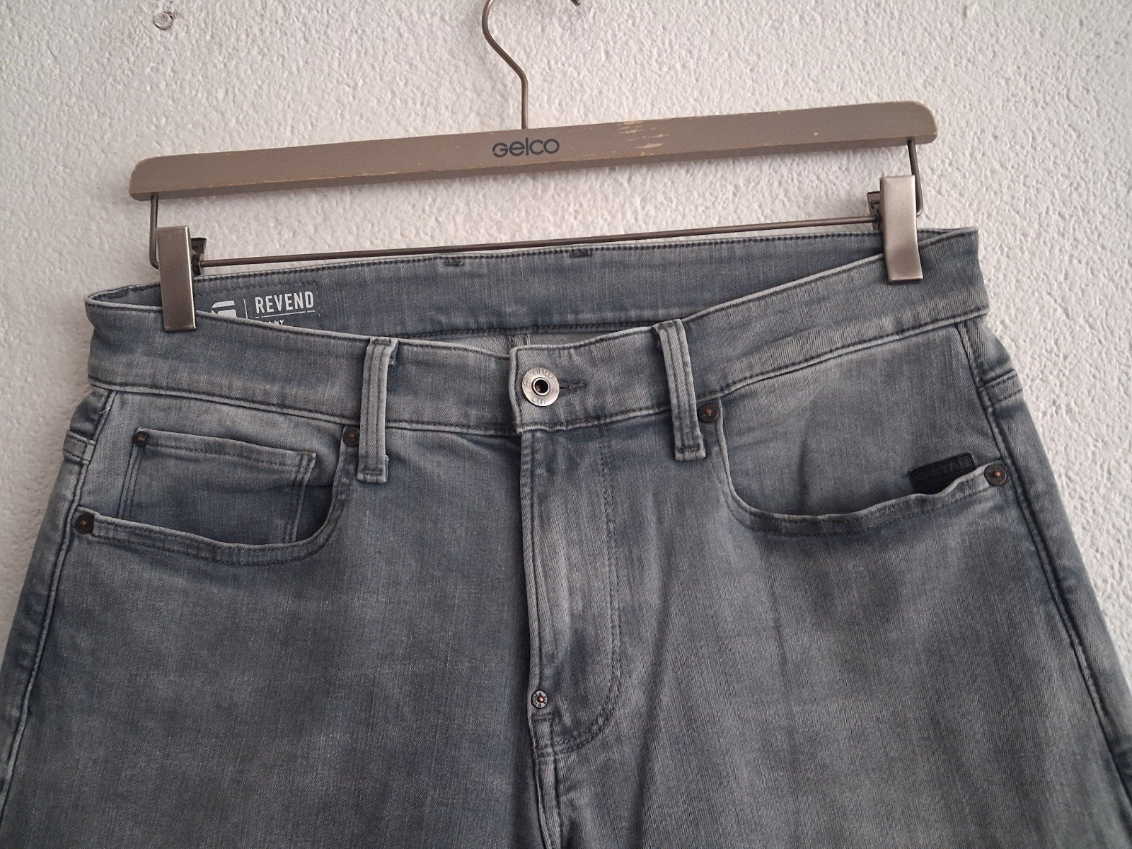 G-Star RAW Revend Jeans W33 L32 - Grijs, Kleding | Heren, Spijkerbroeken en Jeans, Gedragen, W33 - W34 (confectie 48/50), Grijs