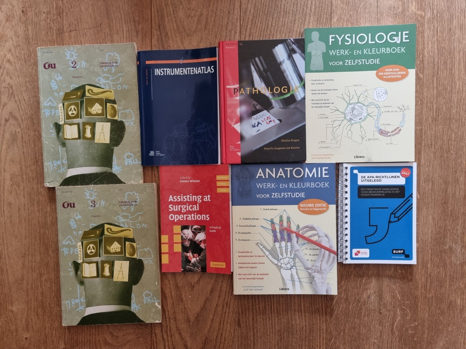 Diverse medische en psychologische studieboeken, Boeken, Diverse auteurs, Zo goed als nieuw, Beta, HBO