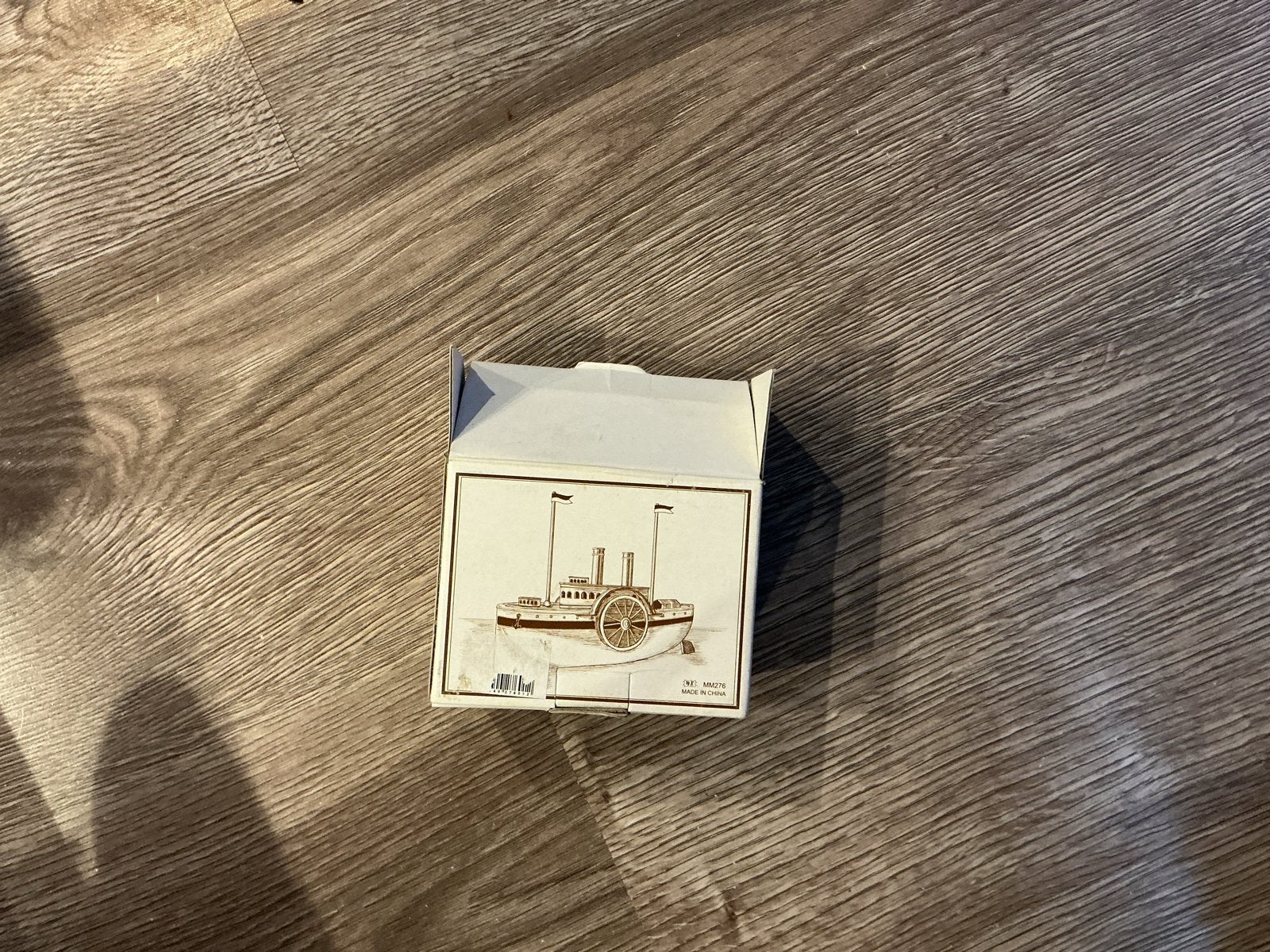 Miniatuur Stoomboot Model - Decoratief Item, Ophalen of Verzenden, Zo goed als nieuw, 1:200 of kleiner, Overige merken