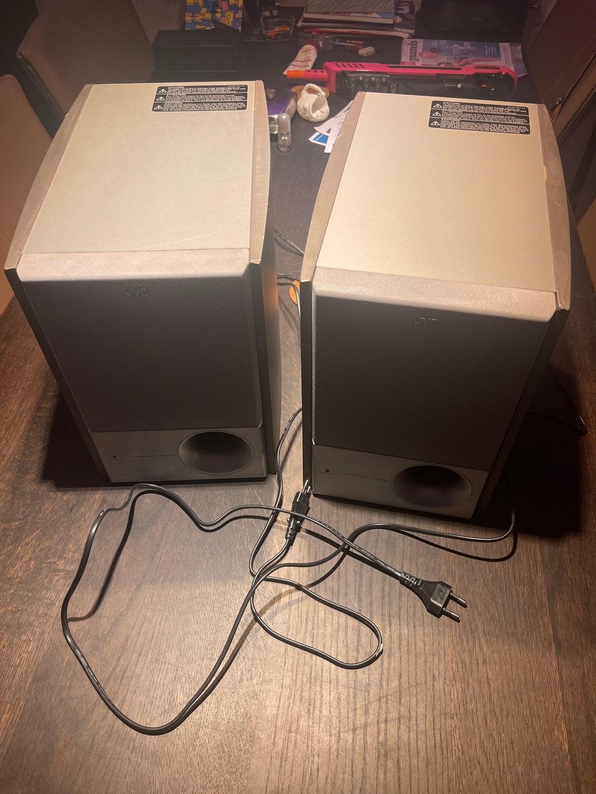 JVC Powered Subwoofer met Volume en Crossover Knoppen, Gebruikt, Subwoofer, JVC, Ophalen of Verzenden