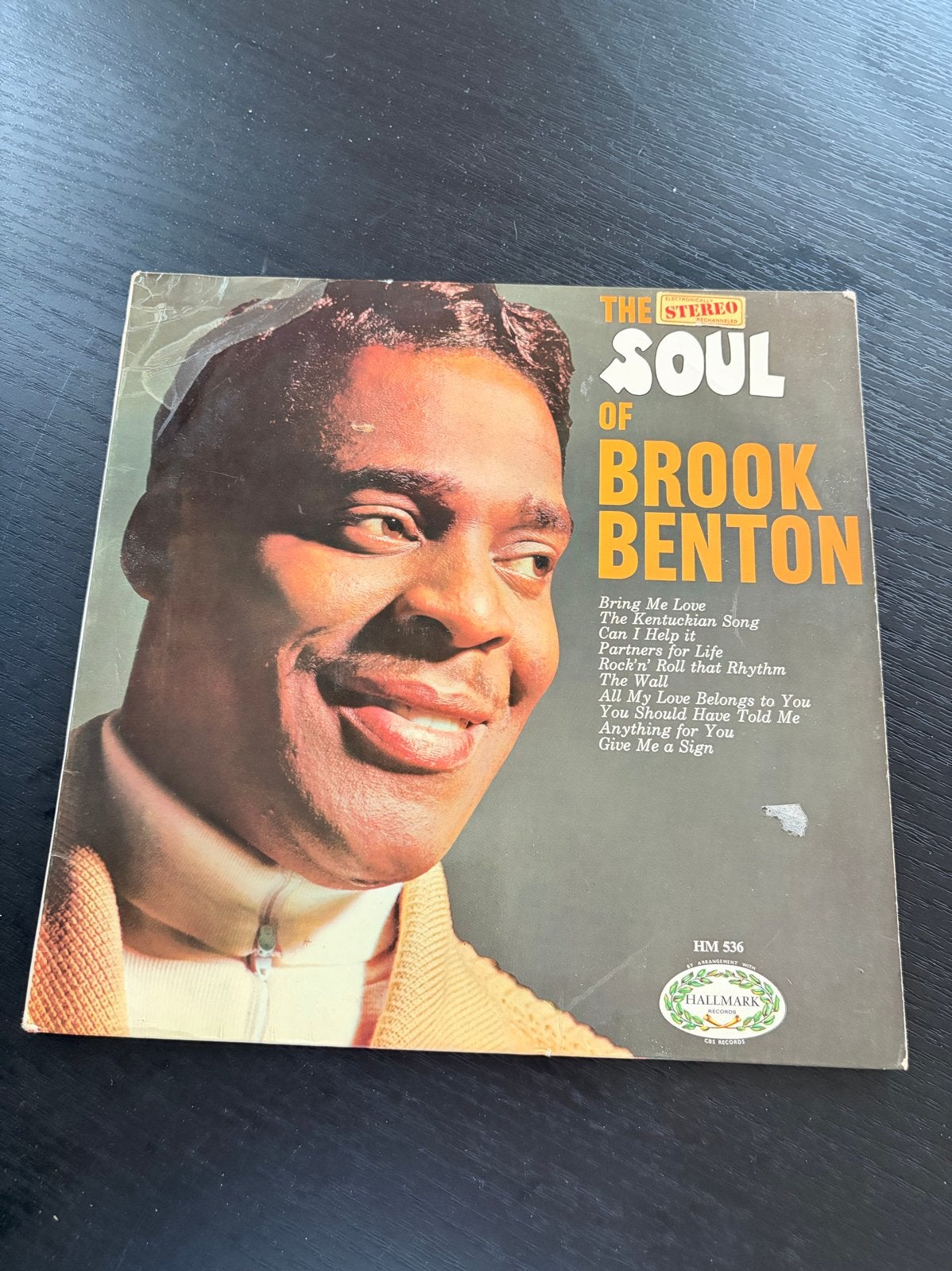 Brook Benton - The Soul of Brook Benton LP (Hallmark), Ophalen of Verzenden, 1960 - 1969, Gebruikt, 12 inch