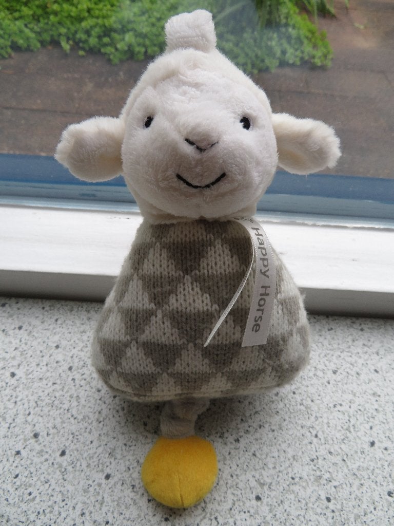 Schaap schaapje Lamb Leco muziekknuffel Happy Horse, Kinderen en Baby's, Speelgoed | Knuffels en Pluche, Met label, Ophalen of Verzenden