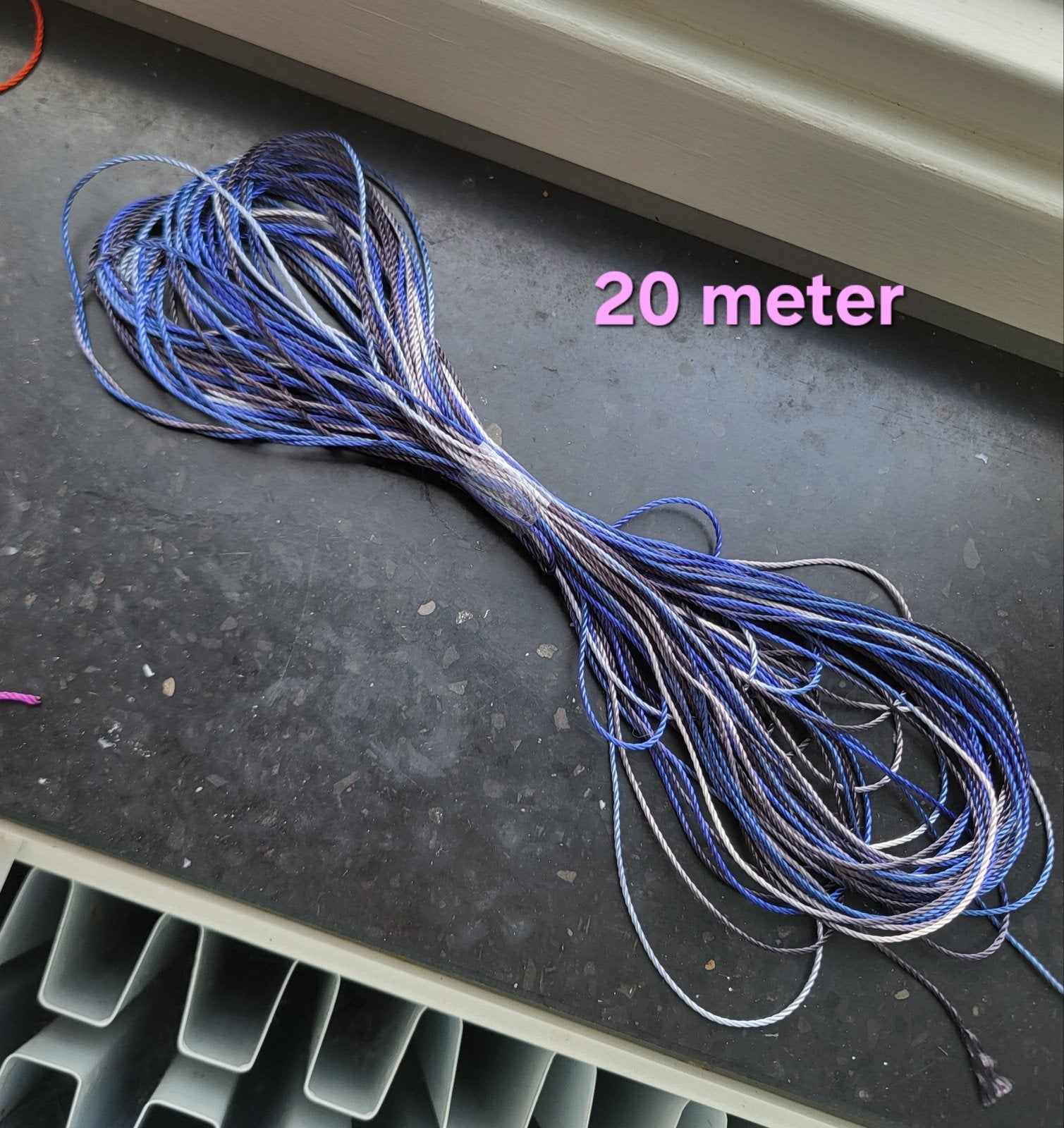 Paracord / Mini-cord - 20 meter, diverse kleuren, Textiel, Nieuw, Meerkleurig, Ophalen of Verzenden