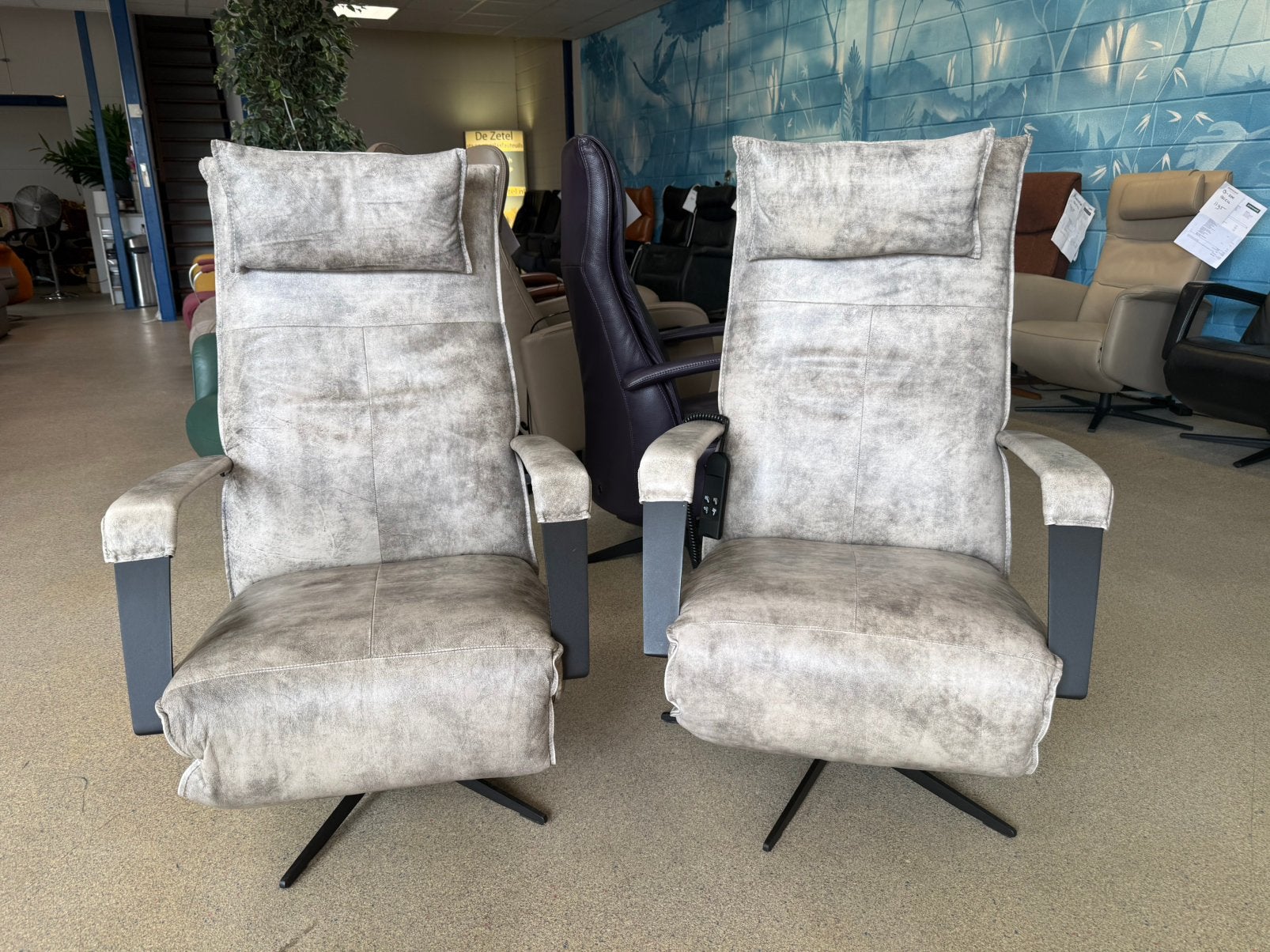 Set Chill Line   relax fauteuils draaivoet gratis bezorging