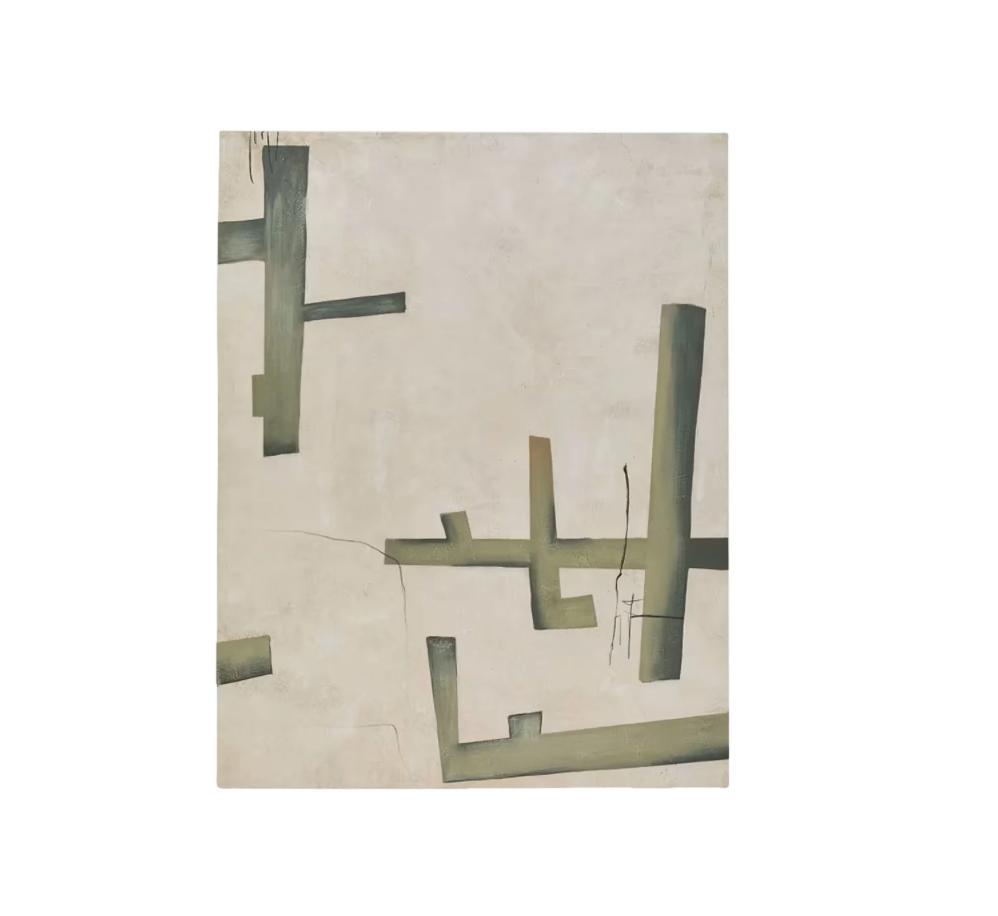 Kave Home Fida Schilderij 180 x 140 cm | Van €275, nu, Kave Home, Nieuw, Ophalen of Verzenden, Kave Home