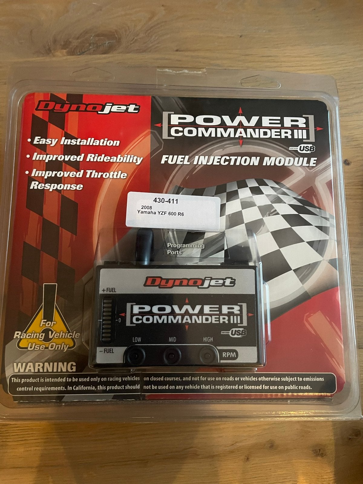 Dynojet Power Commander III USB voor Yamaha YZF 600 R6 (2008, Motoren, Ophalen of Verzenden, Nieuw