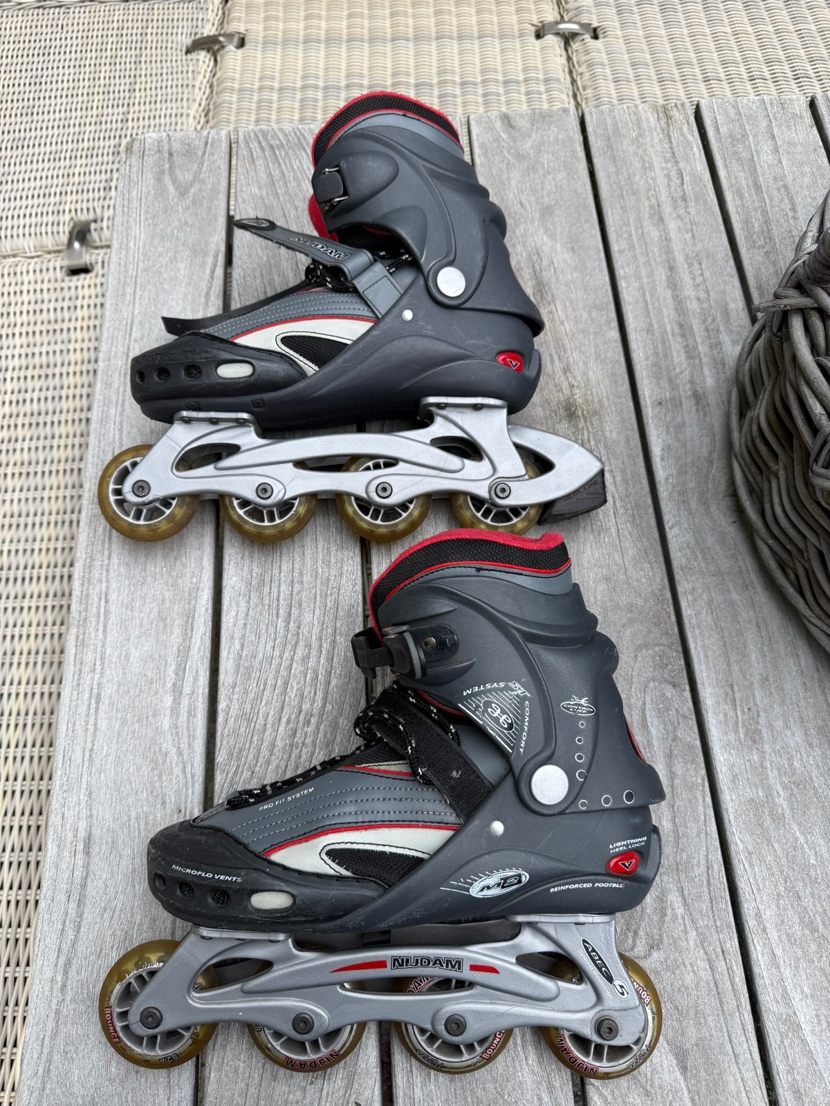 Nijdam Inline Skates Maat 43 - Gebruikt, Overige merken, Gebruikt, Heren, Ophalen of Verzenden
