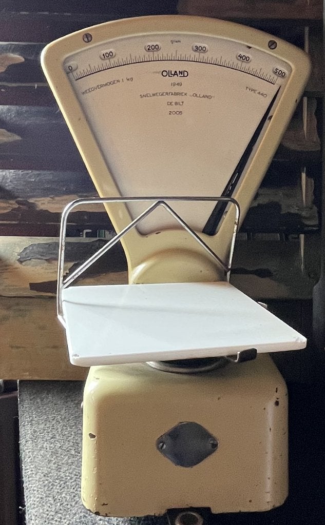Oude weegschaal met wijzerplaat | Café Kremer K041, Ophalen, Gebruikt