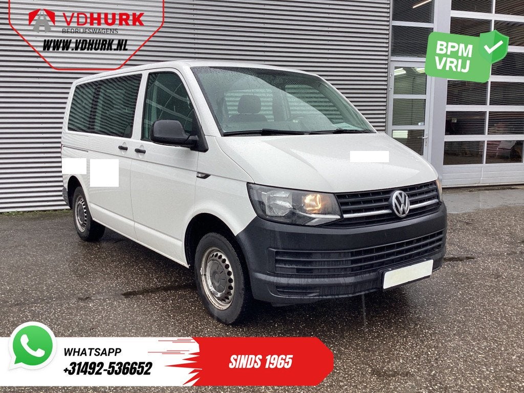 Volkswagen Transporter 2.0 TDI EURO6 EXPORT €15.057,- Incl, Auto's, Bestelauto's, Voorwielaandrijving, Gebruikt, Wit, Origineel Nederlands
