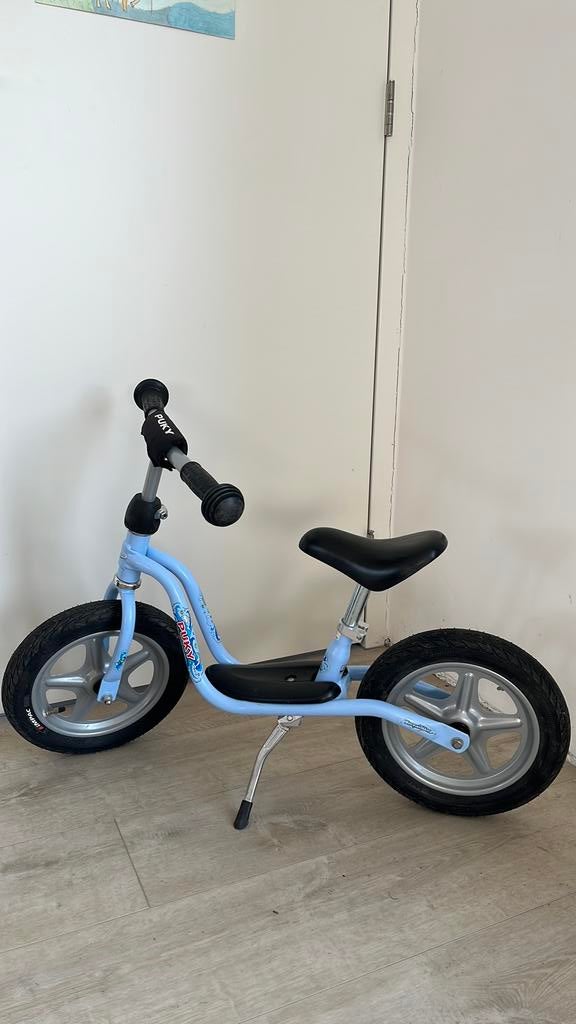 Kwaliteits loopfiets Puky Racer Oceanblue blauw vanaf 2,5 jr, Ophalen, Gebruikt, Loopfiets