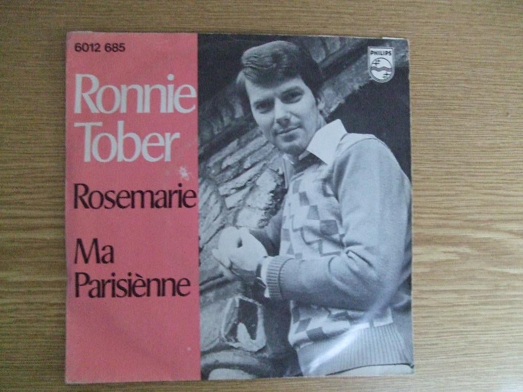 RONNIE TOBER    ROSEMARIE / MA PARISIENNE, Cd's en Dvd's, Vinyl Singles, 7 inch, Single, Ophalen of Verzenden, Nederlandstalig
