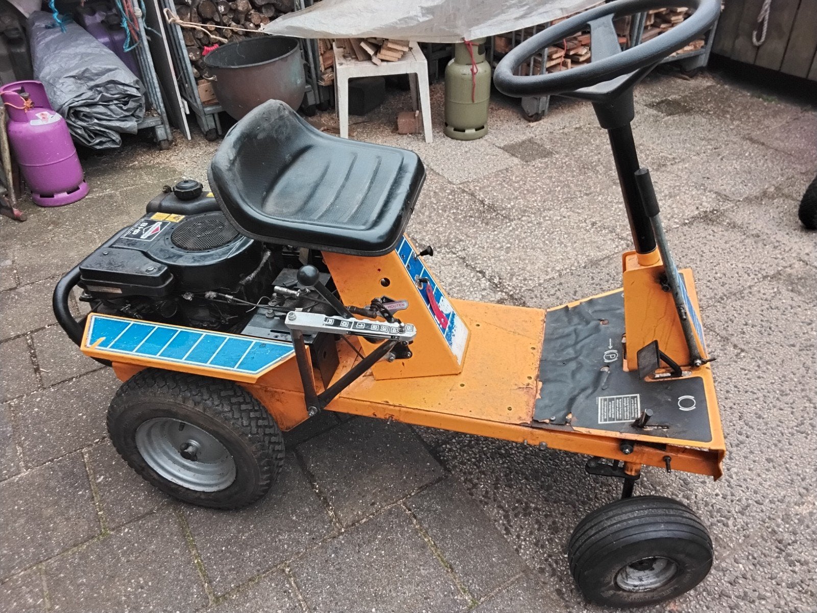 Stiga minitractor 8pk BS motor, elektrische start, Ophalen