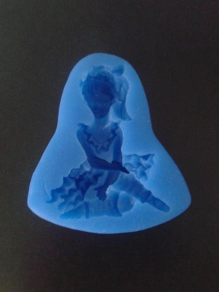 Siliconen mal FI ballerina || zeepmal / molds / mallen, Ophalen of Verzenden, Zo goed als nieuw