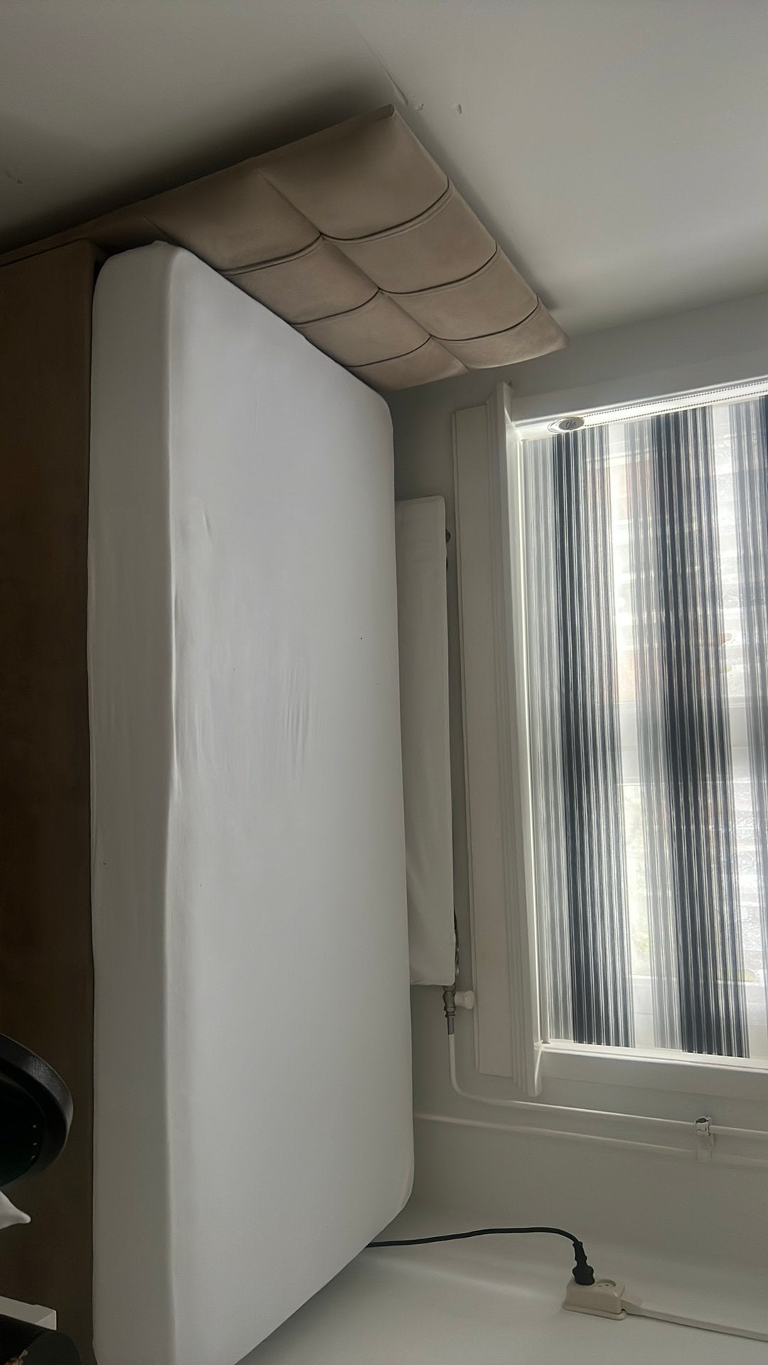 1 persoons boxspring met opbergplaats, Ophalen, Gebruikt, 90 cm, Eenpersoons