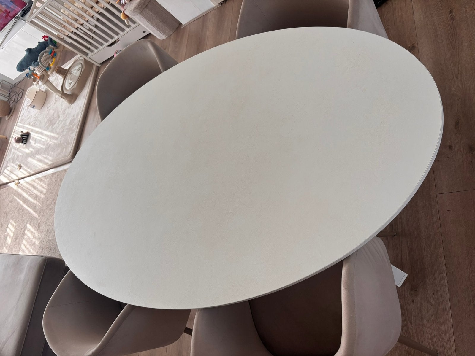 Eettafel en stoelen, Ophalen, Gebruikt