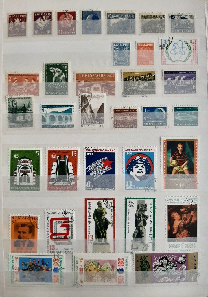 2 Kaarten Klassieke Postzegels Bulgarije Nr. 2 Gestempeld, Ophalen, Bulgarije, Gestempeld